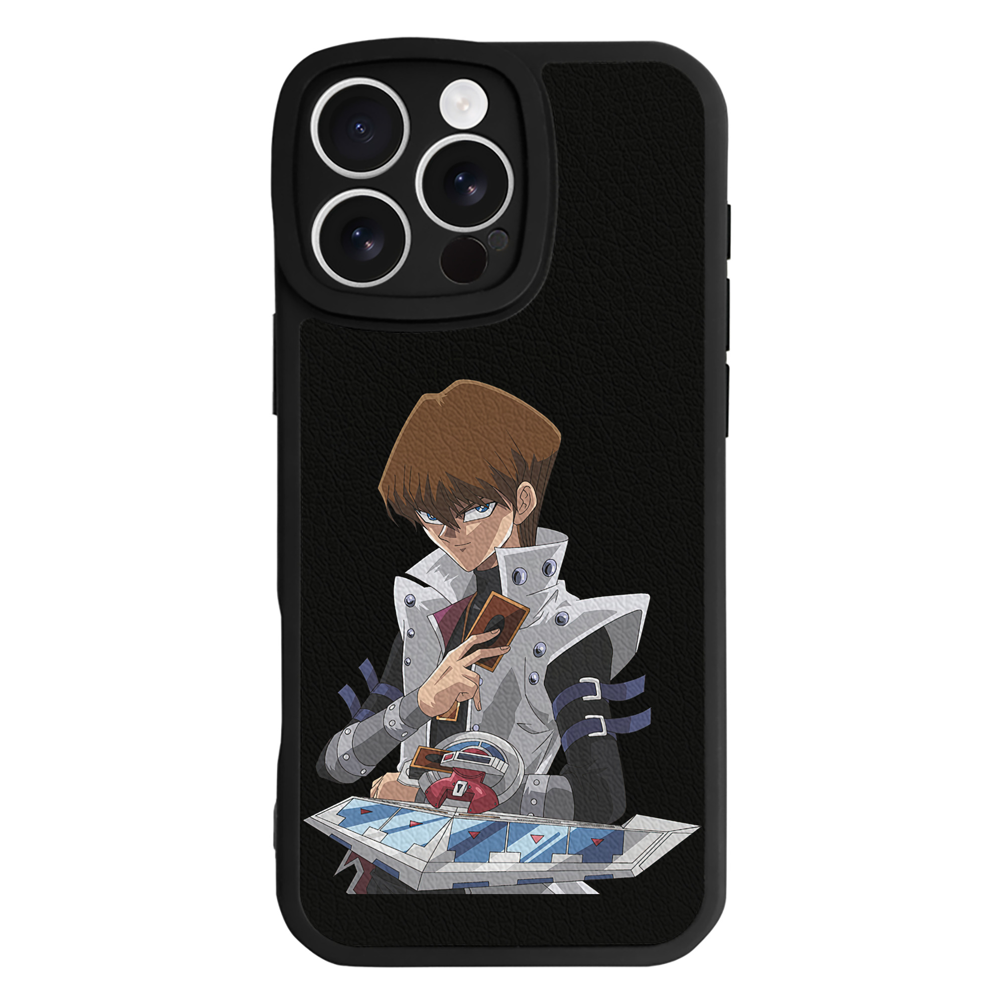 遊☆戯☆王 Yu-Gi-Oh! 【iPhone 16シリーズ対応】シリコンスマホケース（レザー調） 材質：シリコン
